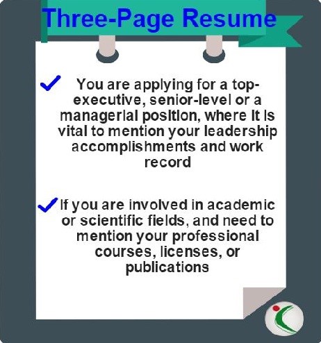 Resume how many pages